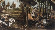 WERTINGER, Hans Boar Hunt oil painting artist